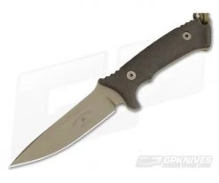 Spartan-Harsey Hunter Combat Utility Green Micarta Black Sheath