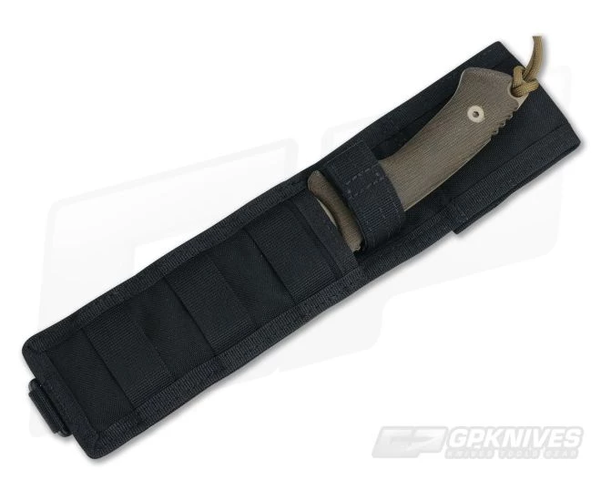 Spartan-Harsey Hunter Combat Utility Green Micarta Black Sheath 2 Spartan-Harsey Hunter Combat Utility Green Micarta Black Sheath - Image 2