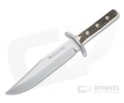 Linder Knives Solingen Classic Bowie Stag Handle Fixed Blade 176420