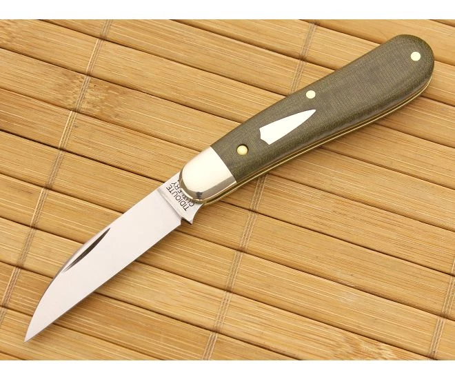 Tidioute #18 Coyote Wharncliffe OD Green Micarta 1 Tidioute #18 Coyote Wharncliffe OD Green Micarta