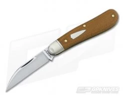 Northfield UN-X-LD #18 Coyote Wharncliffe Natural Canvas Micarta