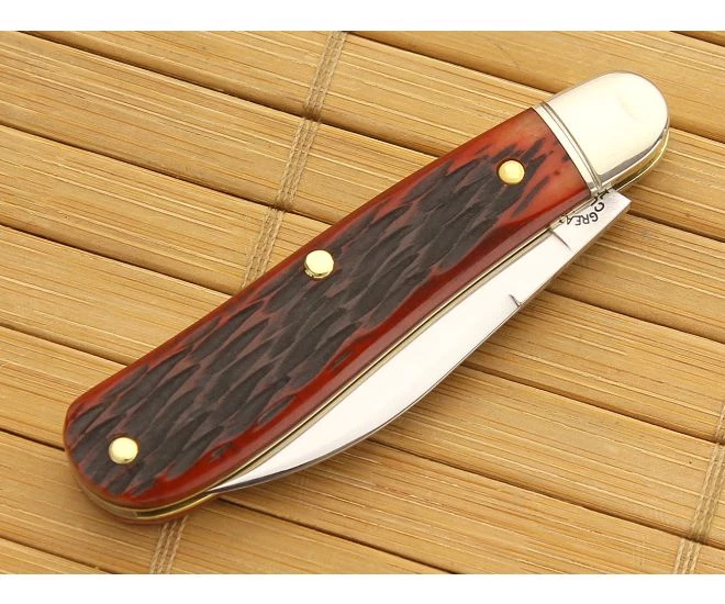 Northfield #18 Coyote Wharncliffe Sangria Jig Bone 2 Northfield #18 Coyote Wharncliffe Sangria Jig Bone - Image 2