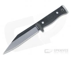 Condor Tool & Knife Sigrun Seax 1075 Black Canvas Micarta Fixed Blade Knife CTK1823-5.5HC