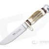 Linder Knives Traveller II Bowie Stag Handle Fixed Blade 190111