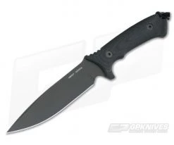 Spartan Harsey Difensa Black S45VN Black Micarta Kydex Sheath Fixed Blade 19BKBKKYBK