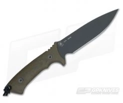 Spartan Harsey Difensa Black S45VN Green Micarta Kydex Sheath Fixed Blade 19BKGRKYBK -Camping Knives best sale 19bkgrkybk 3