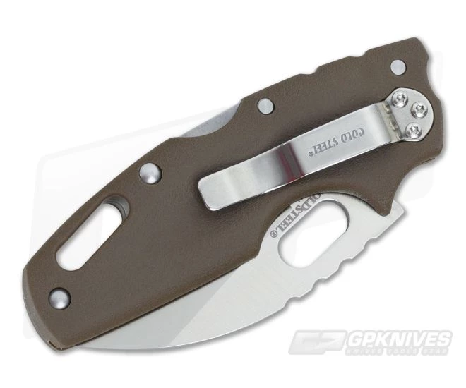 Cold Steel Tuff Lite Flat Dark Earth Plain Edge Wharncliffe Back Lock Folder 20LTF 2 Cold Steel Tuff Lite Flat Dark Earth Plain Edge Wharncliffe Back Lock Folder 20LTF - Image 2
