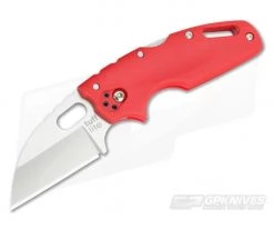 Cold Steel Tuff Lite Red Plain Edge Wharncliffe Back Lock Folder 20LTR
