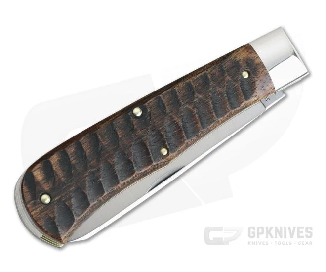 Tidioute #23 Beaver Tail Trapper Two-Blade Jigged Brazilian Cherry 235220 2 Tidioute #23 Beaver Tail Trapper Two-Blade Jigged Brazilian Cherry 235220 - Image 2