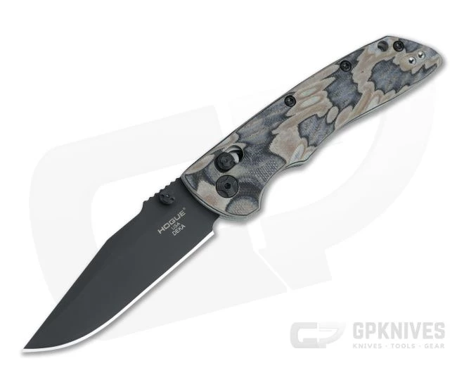 Hogue Deka Gen 2 Clip Point Black Cerakote 20CV FDE G-Mascus G10 ABLE Lock Folder 24277 1 Hogue Deka Gen 2 Clip Point Black Cerakote 20CV FDE G-Mascus G10 ABLE Lock Folder 24277