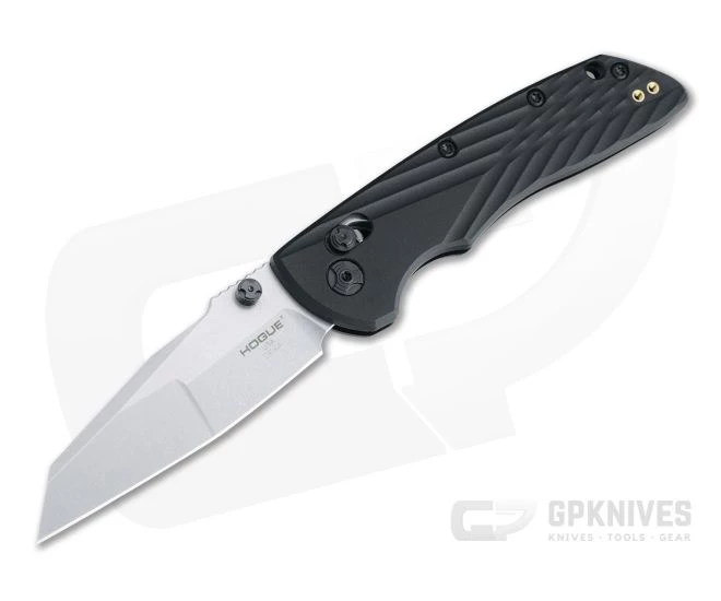 Hogue Deka Wharncliffe Stonewashed Magnacut Black Polymer ABLE Lock Folder 24369 1 Hogue Deka Wharncliffe Stonewashed Magnacut Black Polymer ABLE Lock Folder 24369