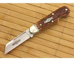 Northfield Cutlery #25 Little Jack Antique Amber Jig Bone