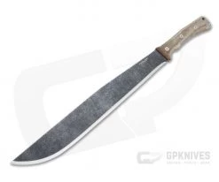 Condor Tool & Knife Mountain Pass Machete 1075 Natural Micarta Machete CTK2838-15.5HC