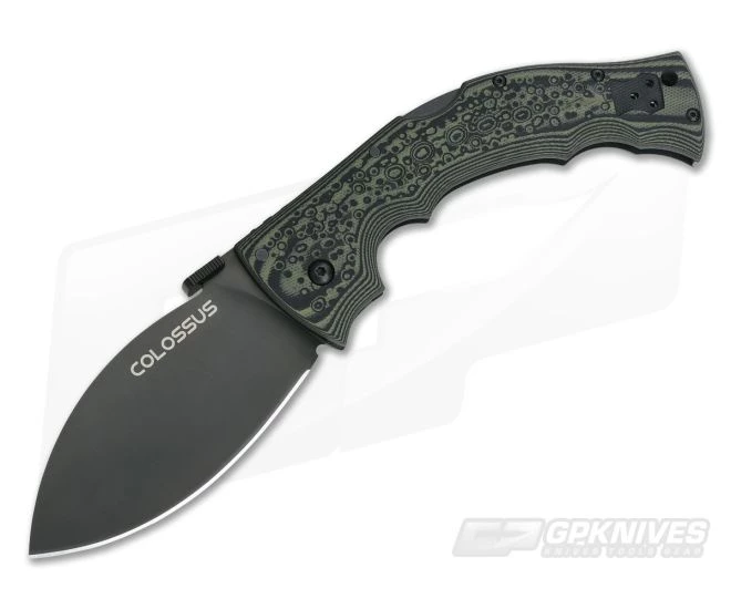 Cold Steel Colossus II Black Blade Tri-Ad Lock Folding Knife 28DWB 1 Cold Steel Colossus II Black Blade Tri-Ad Lock Folding Knife 28DWB