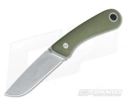 Gerber Spine Plain Edge Fixed Blade Knife Sage Green 30-001497