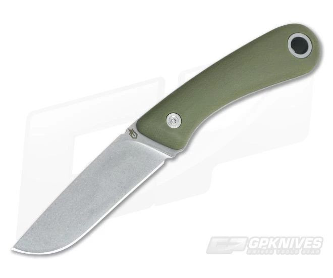 Gerber Spine Plain Edge Fixed Blade Knife Sage Green 30-001497 1 Gerber Spine Plain Edge Fixed Blade Knife Sage Green 30-001497