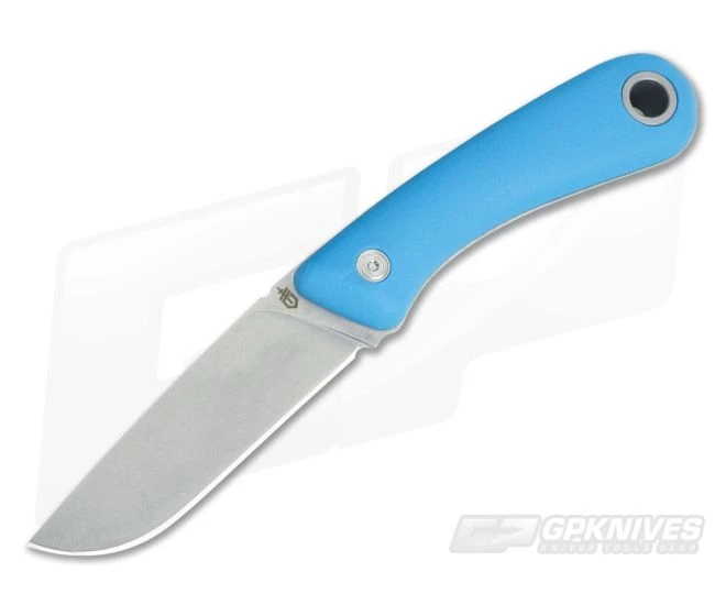 Gerber Spine Plain Edge Fixed Blade Knife Cyan Blue 30-001498N 1 Gerber Spine Plain Edge Fixed Blade Knife Cyan Blue 30-001498N