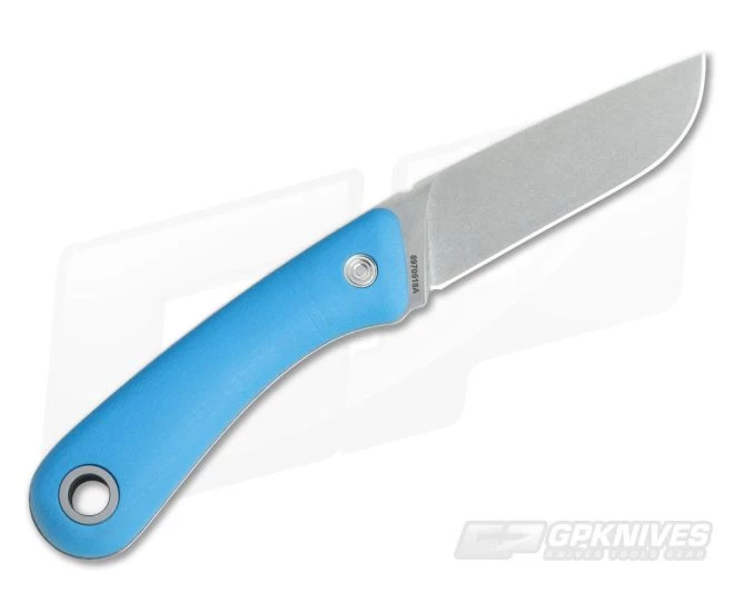 Gerber Spine Plain Edge Fixed Blade Knife Cyan Blue 30-001498N 3 Gerber Spine Plain Edge Fixed Blade Knife Cyan Blue 30-001498N - Image 3