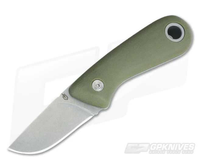 Gerber Vertebrae Compact Fixed Blade Knife Sage Green 30-001500N 1 Gerber Vertebrae Compact Fixed Blade Knife Sage Green 30-001500N
