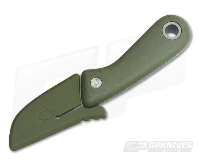 Gerber Vertebrae Compact Fixed Blade Knife Sage Green 30-001500N 2 Gerber Vertebrae Compact Fixed Blade Knife Sage Green 30-001500N - Image 2