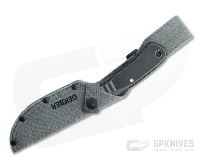 Gerber Downwind Drop Point Stainless Steel Black GFN G10 Fixed Fixed Blade Knife 30-001816 2 Gerber Downwind Drop Point Stainless Steel Black GFN G10 Fixed Fixed Blade Knife 30-001816 - Image 2