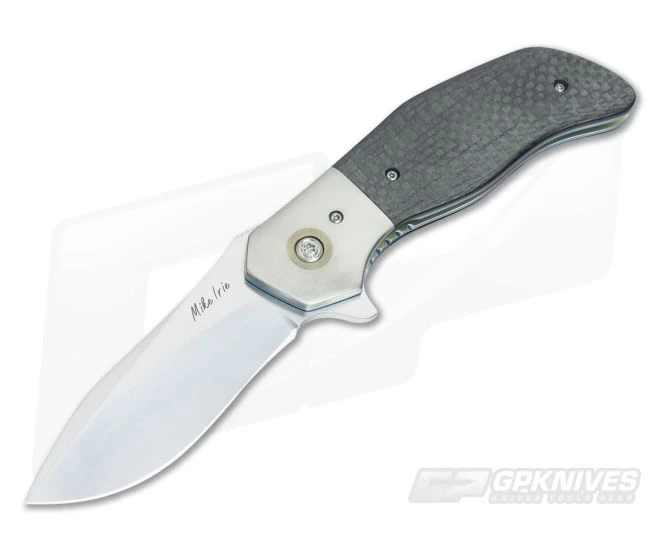 Mike Irie Custom Model 12 Flipper Carbon Fiber 1 Mike Irie Custom Model 12 Flipper Carbon Fiber