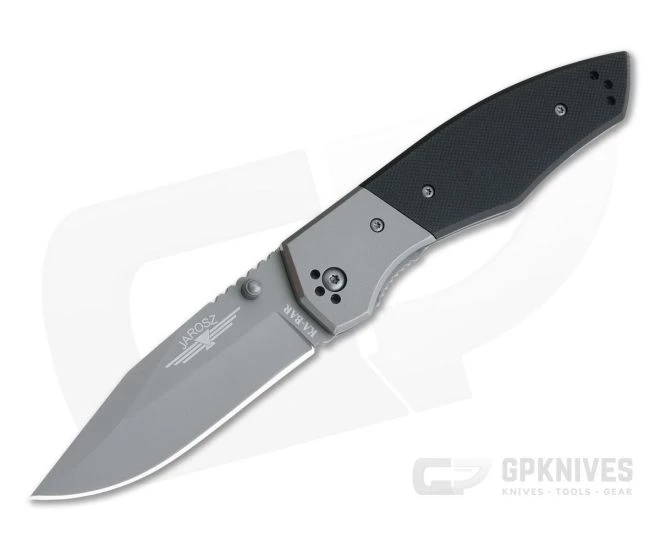 Kabar Jarosz Beartooth Black G10 Liner Lock Utility Folder 3086 1 Kabar Jarosz Beartooth Black G10 Liner Lock Utility Folder 3086
