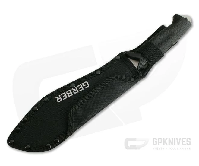 Gerber Versafix Black Stonewashed Fixed Blade Machete Hybrid 31-003473 2 Gerber Versafix Black Stonewashed Fixed Blade Machete Hybrid 31-003473 - Image 2