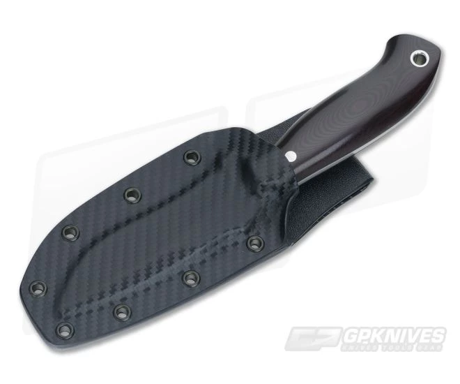 Mike Irie Model 113 Maroon Micarta Satin S35VN 2 Mike Irie Model 113 Maroon Micarta Satin S35VN - Image 2