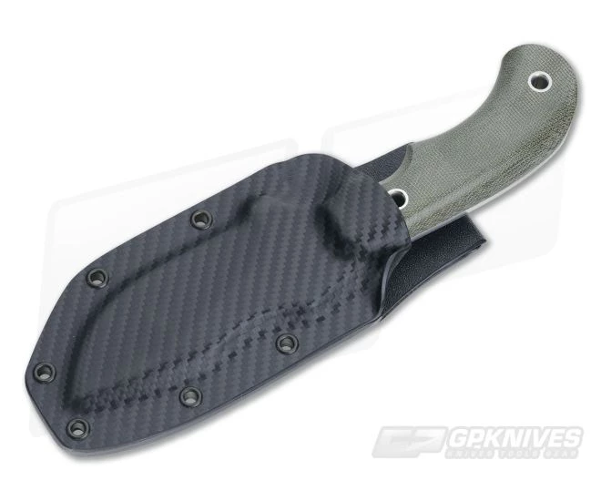 Mike Irie Model 114 Green Micarta Satin S35VN 2 Mike Irie Model 114 Green Micarta Satin S35VN - Image 2