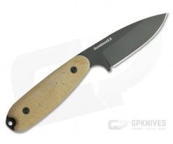 Bradford Guardian3.5 Sabre Ground DLC M390 3D Natural Canvas Micarta -Camping Knives best sale 35s 104b m390 3 1