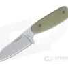 Bradford Guardian3.5 Sheepsfoot Stonewashed M390 3D Green Micarta Fixed Blade