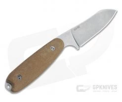 Bradford Guardian3.5 Sheepsfoot Stonewashed M390 3D Natural Micarta Fixed Blade 5 Bradford Guardian3.5 Sheepsfoot Stonewashed M390 3D Natural Micarta Fixed Blade -Camping Knives best sale 35sf 104 m390 3