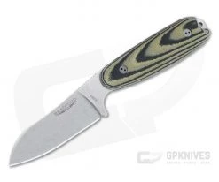 Bradford Guardian3.5 Sheepsfoot Stonewashed M390 3D Camo Micarta Fixed Blade