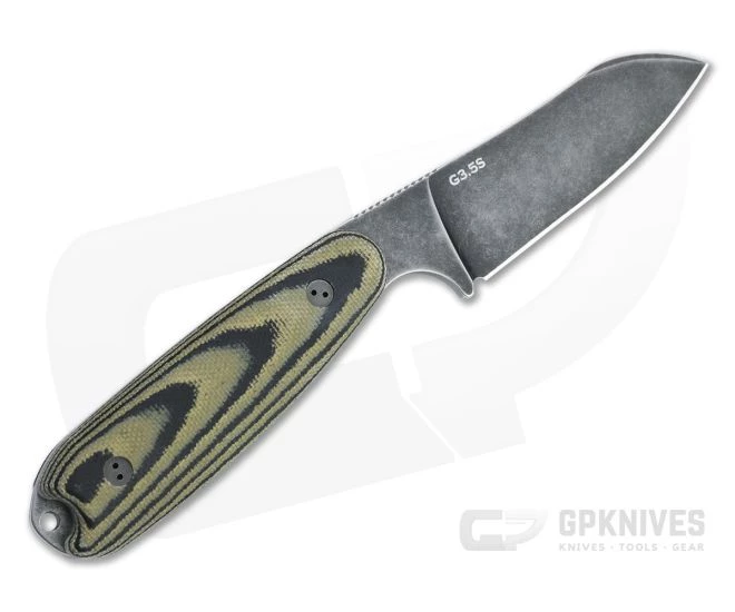 Bradford Guardian3.5 Sheepsfoot Nimbus M390 3D Camo Micarta Fixed Blade 3 Bradford Guardian3.5 Sheepsfoot Nimbus M390 3D Camo Micarta Fixed Blade - Image 3
