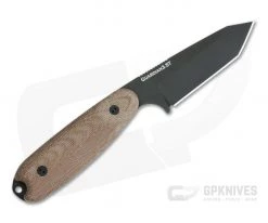 Bradford Guardian3.5 Tanto 3D Natural Micarta Black DLC M390 6 Bradford Guardian3.5 Tanto 3D Natural Micarta Black DLC M390 -Camping Knives best sale 35t 104b m390 3