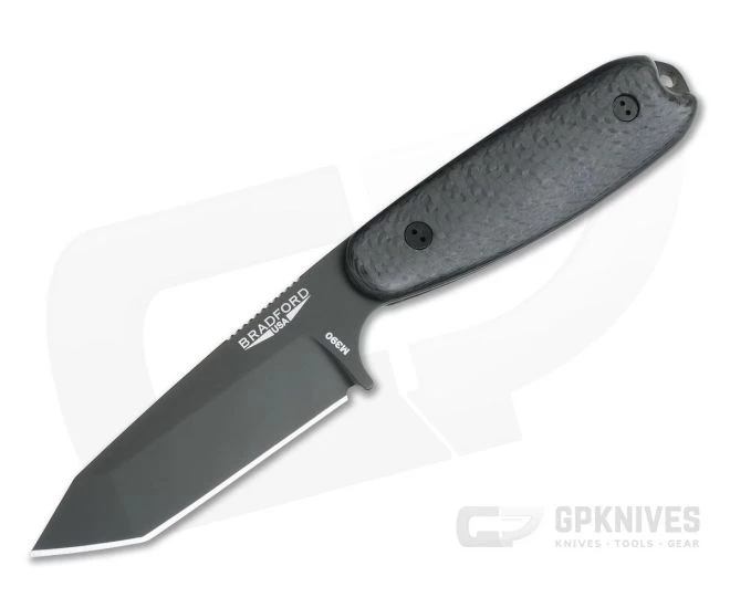 Bradford Guardian3.5 Tanto 3D Carbon Fiber Black DLC M390 1 Bradford Guardian3.5 Tanto 3D Carbon Fiber Black DLC M390