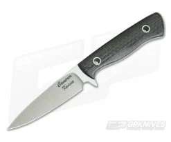 Camerer Knives Lil' Gent Caper Elmax Carbon Fiber Fixed Blade