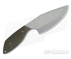 Trash Panda Knives Panda-1 Stonewashed CPM-3V Fixed Blade Green Canvas Micarta -Camping Knives best sale 3677 3