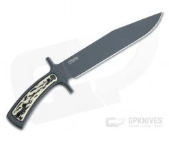 Cold Steel Drop Forged Bowie Black 52100 Faux Stag Fixed Blade 36MK -Camping Knives best sale 36mk 3