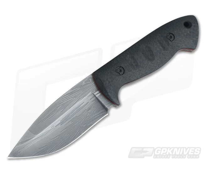 Steve Kelly S.K. Knives Custom Bushman Mosaic Damascus Fixed Blade Carbon Fiber 1 Steve Kelly S.K. Knives Custom Bushman Mosaic Damascus Fixed Blade Carbon Fiber