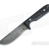 Olamic Cutlery Utility Skinner Black & Gray G10 HCVD Damascus Skinner