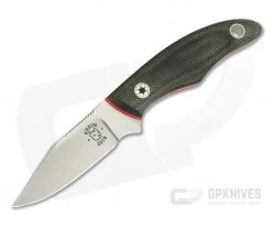 Tom Krein Custom Cayenne Green Canvas Micarta Red Liners CTS-XHP EDC Fixed Blade