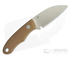 Tom Krein Custom Micro Chef Blasted Tan G10 Satin D2 EDC Fixed Blade 5 Tom Krein Custom Micro Chef Blasted Tan G10 Satin D2 EDC Fixed Blade -Camping Knives best sale 3936 3