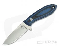 Tom Krein Custom TK-3 Whitetail Hunter Blasted Blue/Black G10 Satin D2 Fixed Blade