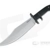 Cold Steel Marauder Bowie Stonewashed AUS-8A Black Kray-Ex Fixed Blade 39LSWBA