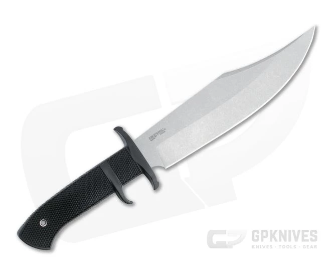 Cold Steel Marauder Bowie Stonewashed AUS-8A Black Kray-Ex Fixed Blade 39LSWBA 3 Cold Steel Marauder Bowie Stonewashed AUS-8A Black Kray-Ex Fixed Blade 39LSWBA - Image 3