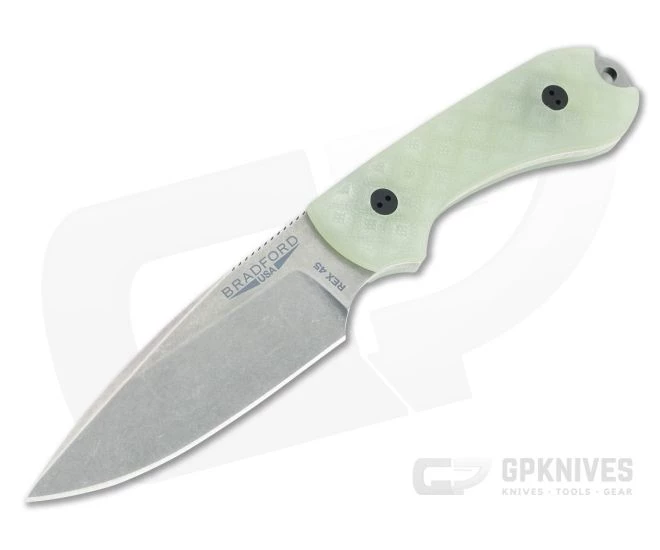Bradford Guardian3 False Edge GPK Exclusive Stonewashed Rex 45 Ghost G10 Fixed Blade 1 Bradford Guardian3 False Edge GPK Exclusive Stonewashed Rex 45 Ghost G10 Fixed Blade