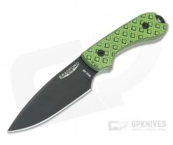 Bradford Guardian3 False Edge GPK Exclusive Black DLC Rex 45 Toxic Green/Black G10 Fixed Blade
