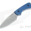 Bradford Guardian3 False Edge GPK Exclusive Stonewashed Rex 45 Blue/Black G10 Fixed Blade